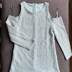 Jennifer Lopez light blue top, size S